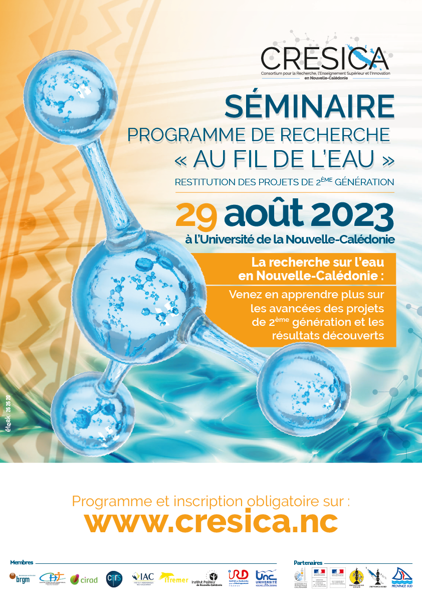 Affiche séminaire au fil de l'eau